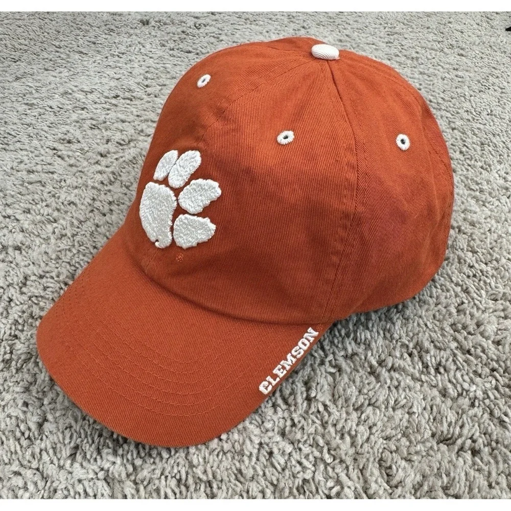Clemson Tigers Hat '47 Twins Adjustable‎ Tiger Paw Logo Orange Football Dad Cap